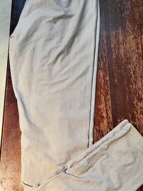 Sweetlegs Leggings Vintage Print  in Beige /white